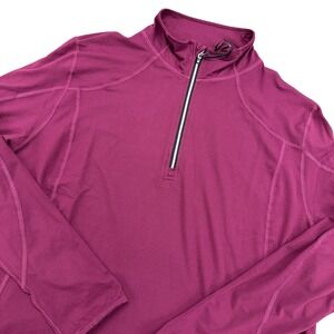NEW Killtec Issa  Womens 20 Dark Orchid Pullover 1/4 Zip Athletic Top